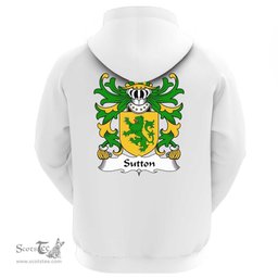 ScotsTee Shop Welsh Sutton (of Haverfordwest, Pembrokeshire) Coat Of Arms Family Crest Welsh Hoodie Classic