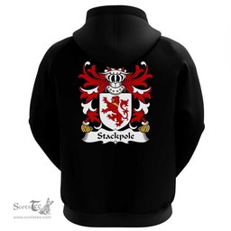 ScotsTee Shop Welsh Stackpole (of Pembrokeshire) Coat Of Arms Family Crest Welsh Hoodie Classic