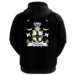 ScotsTee Shop Welsh Thomas (of Caernarfonshire) Coat Of Arms Family Crest Welsh Hoodie Classic