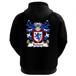ScotsTee Shop Welsh Richard (IARLL KLAR, Earl of Clare) Coat Of Arms Family Crest Welsh Hoodie Classic