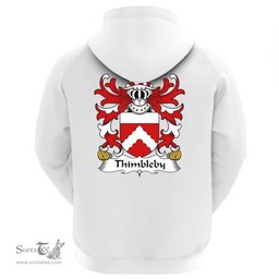 ScotsTee Shop Welsh Thimbleby (of Harlech, Caernarfonshire) Coat Of Arms Family Crest Welsh Hoodie Classic