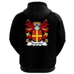 ScotsTee Shop Welsh Reynolds (or Reignolds, of Denbighshire) Coat Of Arms Family Crest Welsh Hoodie Classic