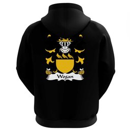 ScotsTee Shop Welsh Wogan (of Pembrokeshire) Coat Of Arms Family Crest Welsh Hoodie Classic