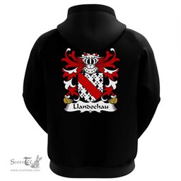 ScotsTee Shop Welsh Llandochau (or Wallis, Walsh, Welsh, lords of Llandough) Coat Of Arms Family Crest Welsh Hoodie Classic