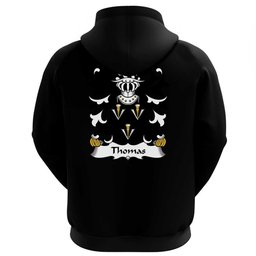 ScotsTee Shop Welsh Thomas (of Monmouthshire) Coat Of Arms Family Crest Welsh Hoodie Classic