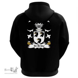 ScotsTee Shop Welsh St Bride (of Pembrokeshire) Coat Of Arms Family Crest Welsh Hoodie Classic