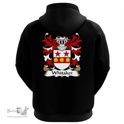 ScotsTee Shop Welsh Whitaker (of Denbighshire) Coat Of Arms Family Crest Welsh Hoodie Classic
