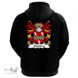 ScotsTee Shop Welsh Stepney (of Prendergast, Pembrokeshire) Coat Of Arms Family Crest Welsh Hoodie Classic