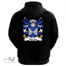 ScotsTee Shop Welsh Kerrey (of Worthern, Shropshire) Coat Of Arms Family Crest Welsh Hoodie Classic
