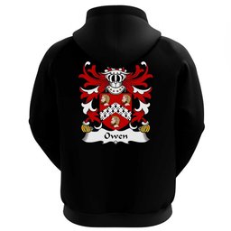 ScotsTee Shop Welsh Owen (of Caernarfonshire) Coat Of Arms Family Crest Welsh Hoodie Classic