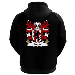ScotsTee Shop Welsh Tudur (AP GRUFFUDD FYCHAN) Coat Of Arms Family Crest Welsh Hoodie Classic