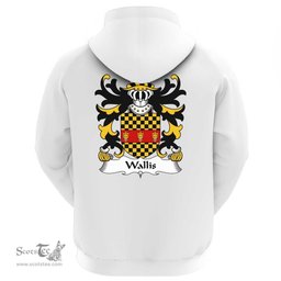 ScotsTee Shop Welsh Wallis (of Llan-arth, Monmouthshire) Coat Of Arms Family Crest Welsh Hoodie Classic