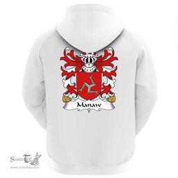 ScotsTee Shop Welsh Manaw (Brenin-King of Man) Coat Of Arms Family Crest Welsh Hoodie Classic