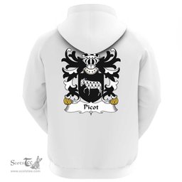 ScotsTee Shop Welsh Picot (or Pigot, lord of Klynn, Pembrokeshire) Coat Of Arms Family Crest Welsh Hoodie Classic