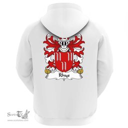 ScotsTee Shop Welsh Rhys (AP DAFYDD GOCH) Coat Of Arms Family Crest Welsh Hoodie Classic