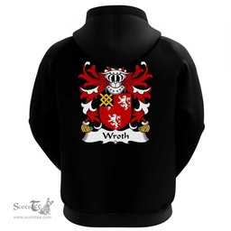 ScotsTee Shop Welsh Wroth (of Abergavenny, Monmouthshire) Coat Of Arms Family Crest Welsh Hoodie Classic