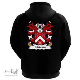 ScotsTee Shop Welsh Tristram (OR TRYSTAN) Coat Of Arms Family Crest Welsh Hoodie Classic