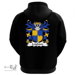 ScotsTee Shop Welsh Leighton (of Leighton, Shropshire) Coat Of Arms Family Crest Welsh Hoodie Classic