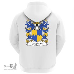 ScotsTee Shop Welsh Leighton (of Leighton, Shropshire) Coat Of Arms Family Crest Welsh Hoodie Classic