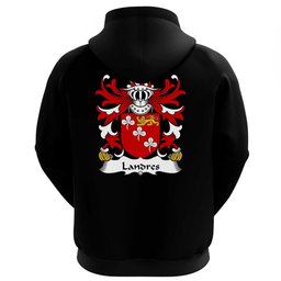 ScotsTee Shop Welsh Landres (or Landry of Llanddowror, Carmanthenshire) Coat Of Arms Family Crest Welsh Hoodie Classic