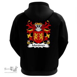 ScotsTee Shop Welsh Mortimer (Baron of Coedmor, Cardiganshire) Coat Of Arms Family Crest Welsh Hoodie Classic