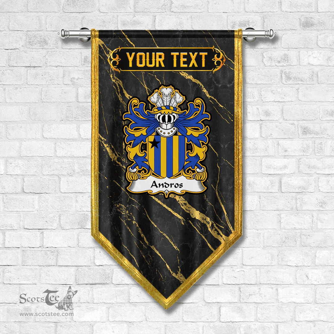 ScotsTee Shop Welsh Andros or Andrews Coat of Arms Welsh Family Crest Welsh Gonfalon