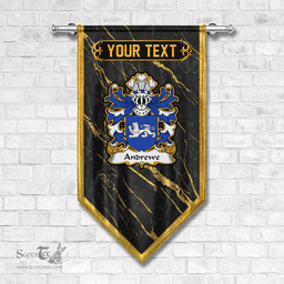ScotsTee Shop Welsh Andrewe of Herefordshire Coat of Arms Welsh Family Crest Welsh Gonfalon