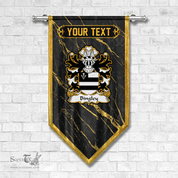 ScotsTee Shop Welsh Bingley of Flint Coat of Arms Welsh Family Crest Welsh Gonfalon