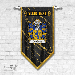 ScotsTee Shop Welsh Cynfelyn AP DOLFFIN Coat of Arms Welsh Family Crest Welsh Gonfalon