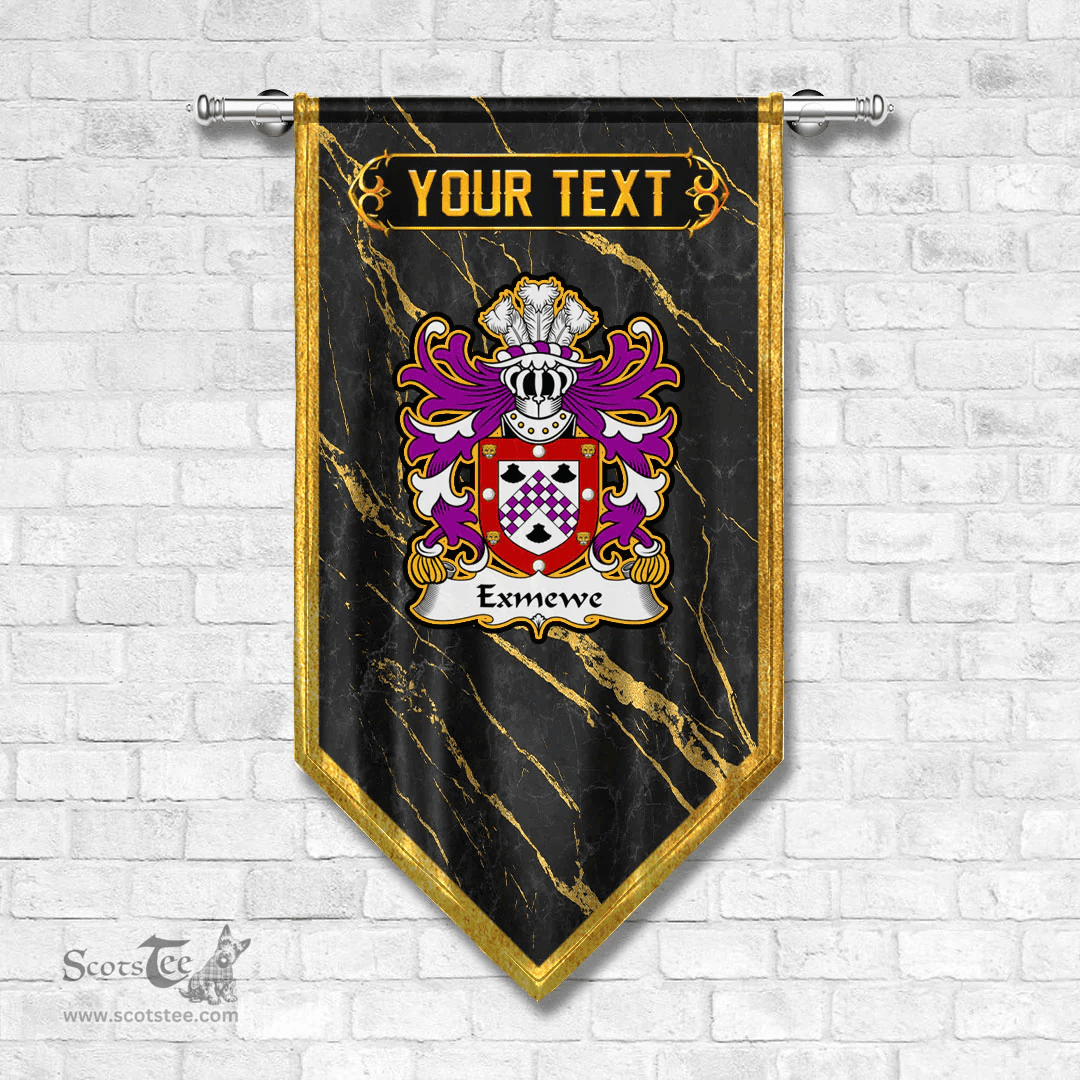 ScotsTee Shop Welsh Exmewe of Ruthin Denbighshire Coat of Arms Welsh Family Crest Welsh Gonfalon