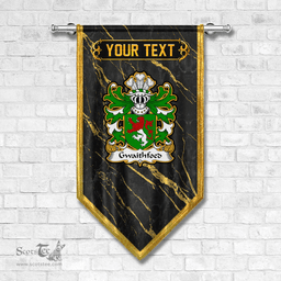 ScotsTee Shop Welsh Gwaithfoed of Powys Coat of Arms Welsh Family Crest Welsh Gonfalon