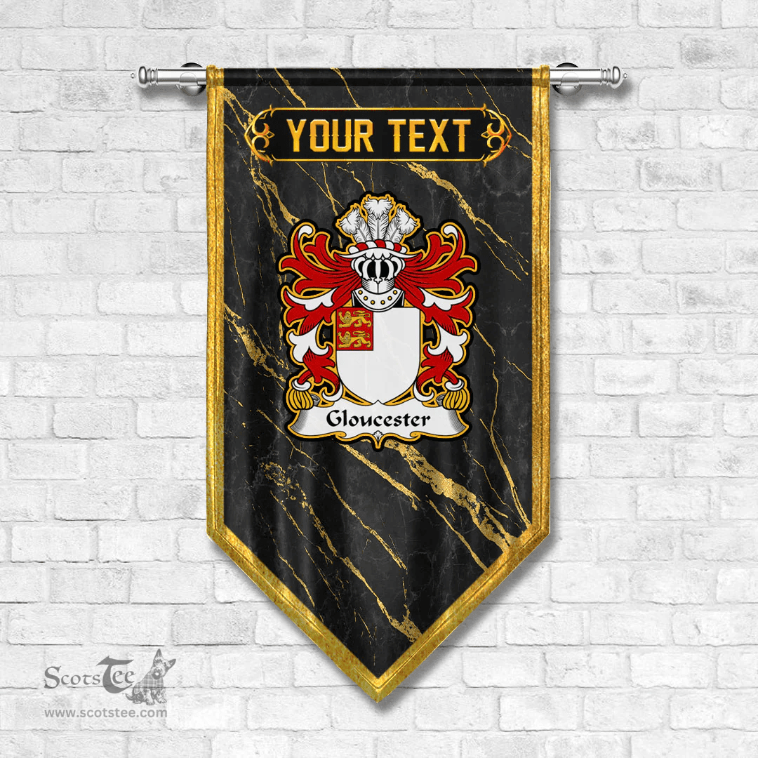 ScotsTee Shop Welsh Gloucester mother was heiress to Fitzhamon Coat of Arms Welsh Family Crest Welsh Gonfalon