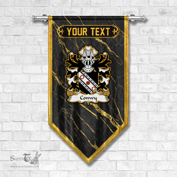 ScotsTee Shop Welsh Conwy of Bodrhyddan Flint Coat of Arms Welsh Family Crest Welsh Gonfalon