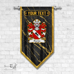 ScotsTee Shop Welsh Davies Robert of Gwysanau Flint Coat of Arms Welsh Family Crest Welsh Gonfalon