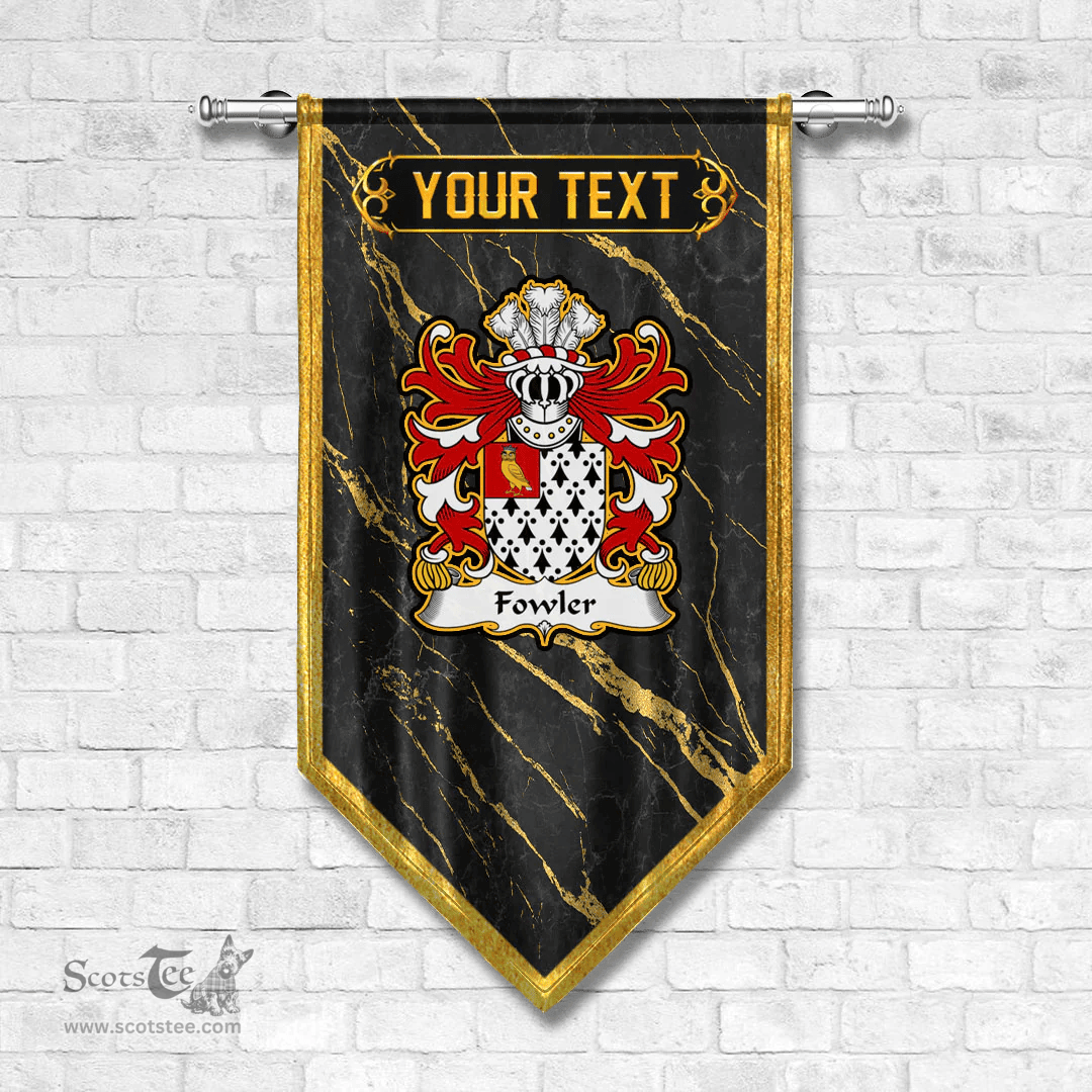 ScotsTee Shop Welsh Fowler Daughter m. Vaughan of Pant glas Coat of Arms Welsh Family Crest Welsh Gonfalon