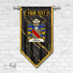 ScotsTee Shop Welsh Clifford of Herefordshire Coat of Arms Welsh Family Crest Welsh Gonfalon