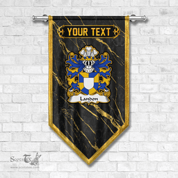 ScotsTee Shop Welsh Landon lords of Llanddewi Monmouthshire Coat of Arms Welsh Family Crest Welsh Gonfalon