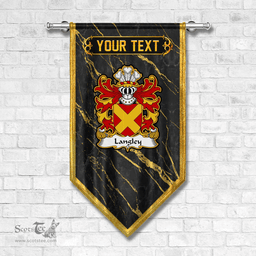 ScotsTee Shop Welsh Langley Coat of Arms Welsh Family Crest Welsh Gonfalon