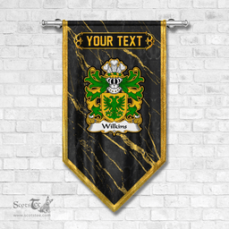 ScotsTee Shop Welsh Wilkins of Glamorgan Coat of Arms Welsh Family Crest Welsh Gonfalon