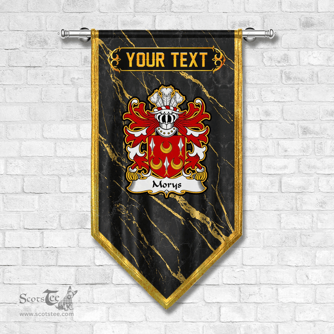 ScotsTee Shop Welsh Morys AP DAFYDD AB IEUAN Coat of Arms Welsh Family Crest Welsh Gonfalon