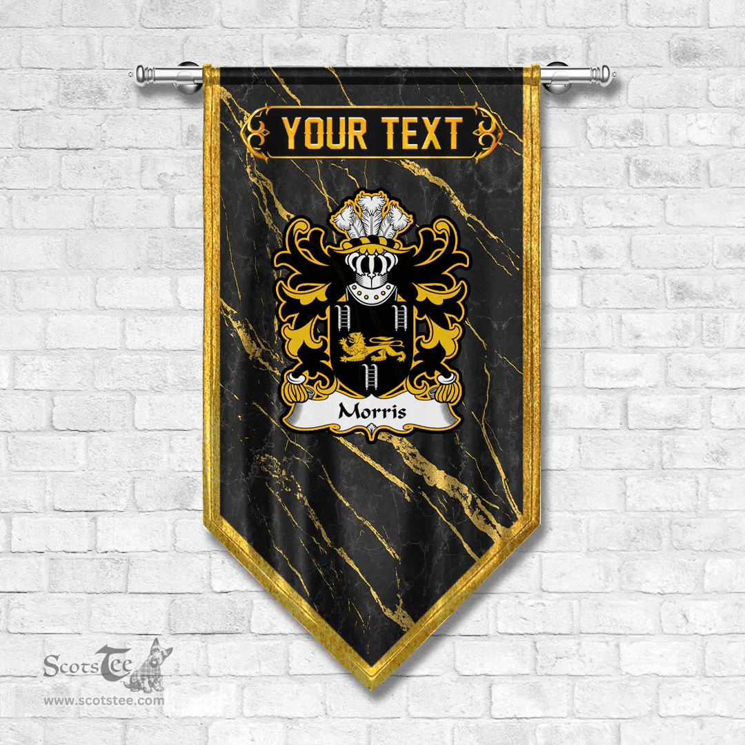 ScotsTee Shop Welsh Morris of Cardiganshire Coat of Arms Welsh Family Crest Welsh Gonfalon