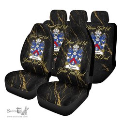 ScotsTee Shop Wales Basenet of Flint Coat of Arms Family Crest Welsh Car Seat Covers