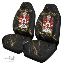 ScotsTee Shop Wales Cadrod HARDD Coat of Arms Family Crest Welsh Car Seat Covers