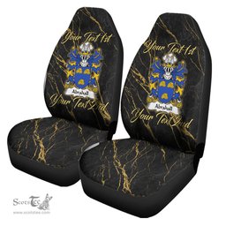 ScotsTee Shop Wales Abrahall Coat of Arms Family Crest Welsh Car Seat Covers