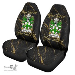 ScotsTee Shop Wales Basingwerk Abbey Flint Coat of Arms Family Crest Welsh Car Seat Covers