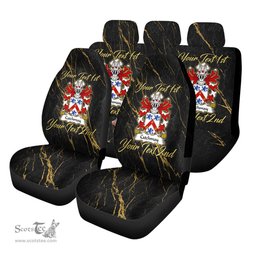ScotsTee Shop Wales Catchmay of Monmouthshire Coat of Arms Family Crest Welsh Car Seat Covers