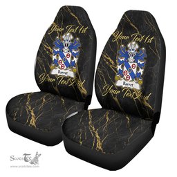 ScotsTee Shop Wales Barret Coat of Arms Family Crest Welsh Car Seat Covers