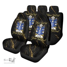ScotsTee Shop Wales Camville Lords of Llansteffan Coat of Arms Family Crest Welsh Car Seat Covers