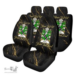 ScotsTee Shop Wales Ashley Caernarfon Coat of Arms Family Crest Welsh Car Seat Covers