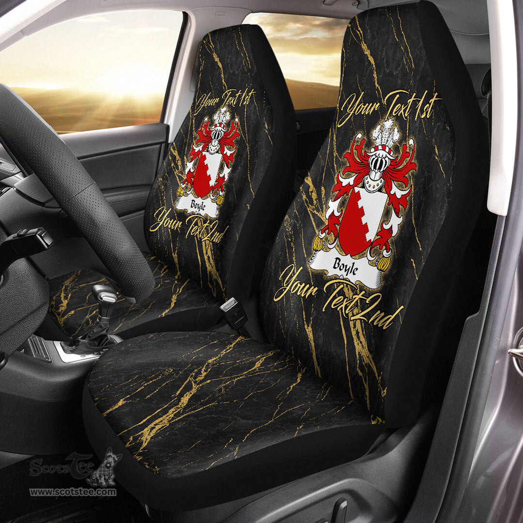ScotsTee Shop Wales Boyle Herefordshire m. Hywel Gwyn Coat of Arms Family Crest Welsh Car Seat Covers
